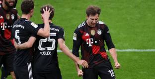 Минимална победа доближава Байерн до поредната титла (видео)