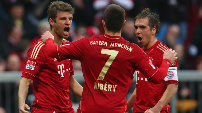 Байерн Мюнхен - Фортуна Дюселдорф 3:2 