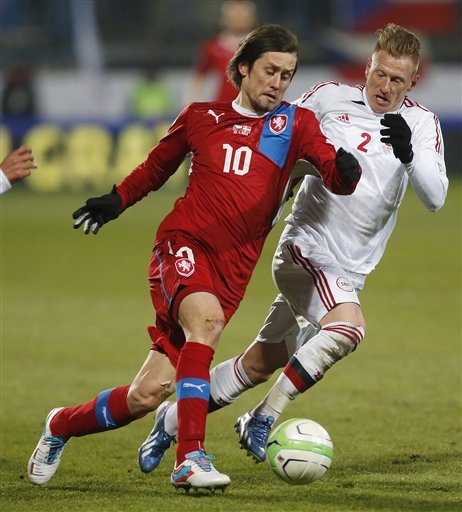 Чехия - Дания 0:3 