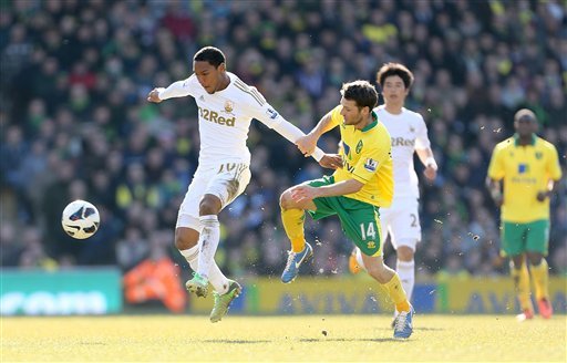 Норич  Сити - Суонзи Сити 2:2 