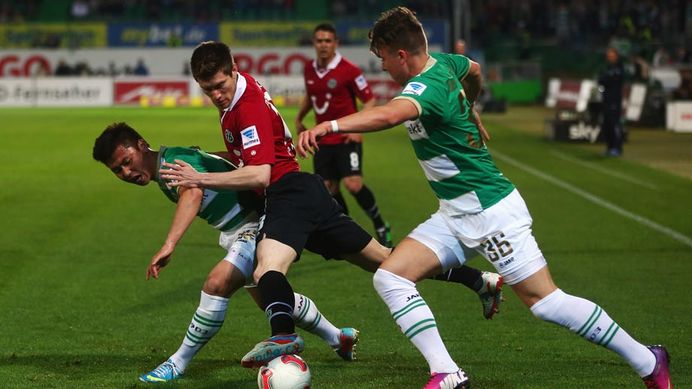 Гройтер Фюрт - Хановер 96 2:3 