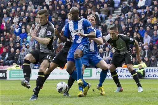 Уигън - Тотнъм 2:2 