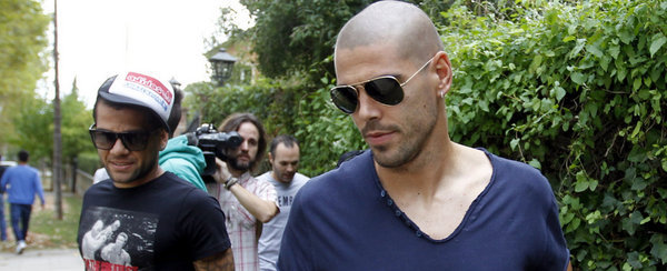 Виктор Валдес даде прощален обяд