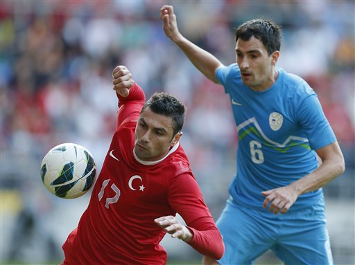 Турция - Словеня 0:2 