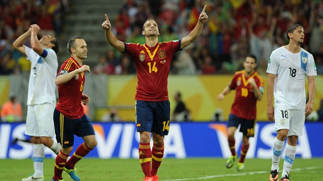 Испания - Уругвай 2:1 