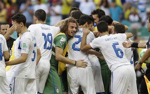 Уругвай - Италия 2:4 (4:5 след дузпи) 