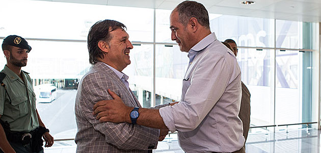 Мартино пристигна в Барселона