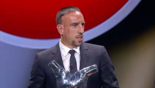 Франк Рибери бе избран за най-добър играч на УЕФА