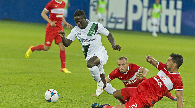 Спартак Москва - Санкт Гален 2:4 