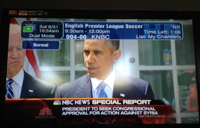 NBC прекъсна мача Кръстъл Палас - Съндърланд, за да излъчи речта на Барак Обама