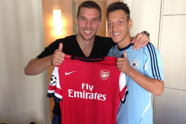 Подолски: Йозил ще се впише във футбола на Арсенал