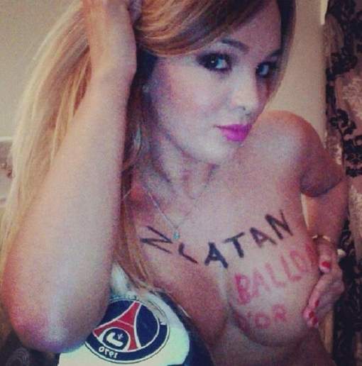 Френския модел Фиржиние Каприс започна кампания за Златан Ибрахимович