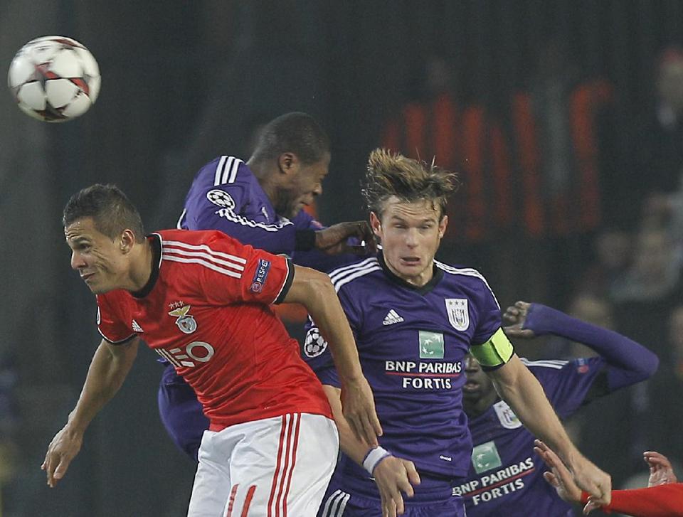 Андерлехт - Бенфика 2:3 