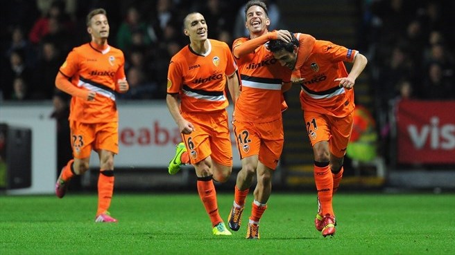 Суонзи Сити - Валенсия 0:1 