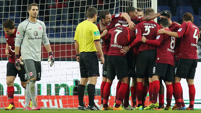 Хановер 96 - Айнтрахт 2:0 