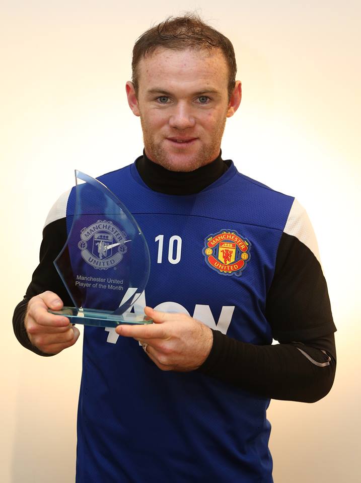 Уейн Рууни беше избран за играч на Манчестър Юнайтед за месец ноември