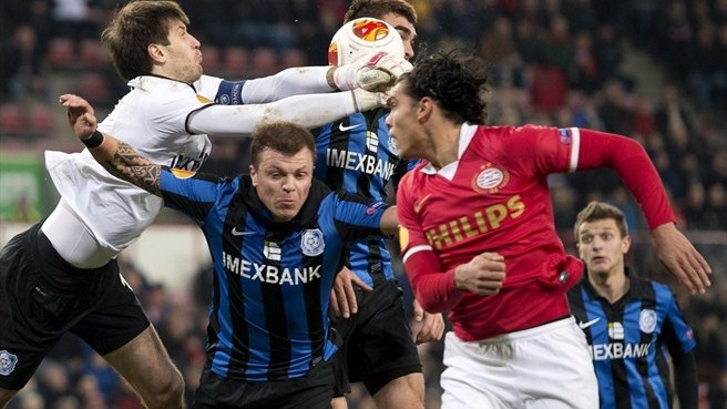 ПСВ Айндховен -  Черноморец Одеса 0:1 