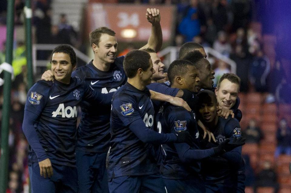 Стоук Сити - Манчестър Юнайтед 0:2 