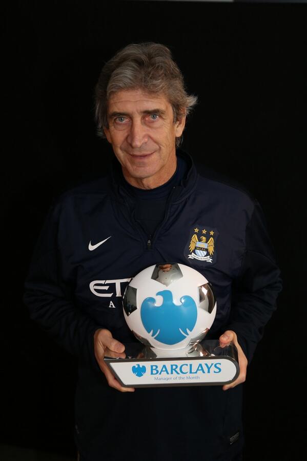 Мануел Пелегрини спечели награда за най-добър мениджър на месец декември