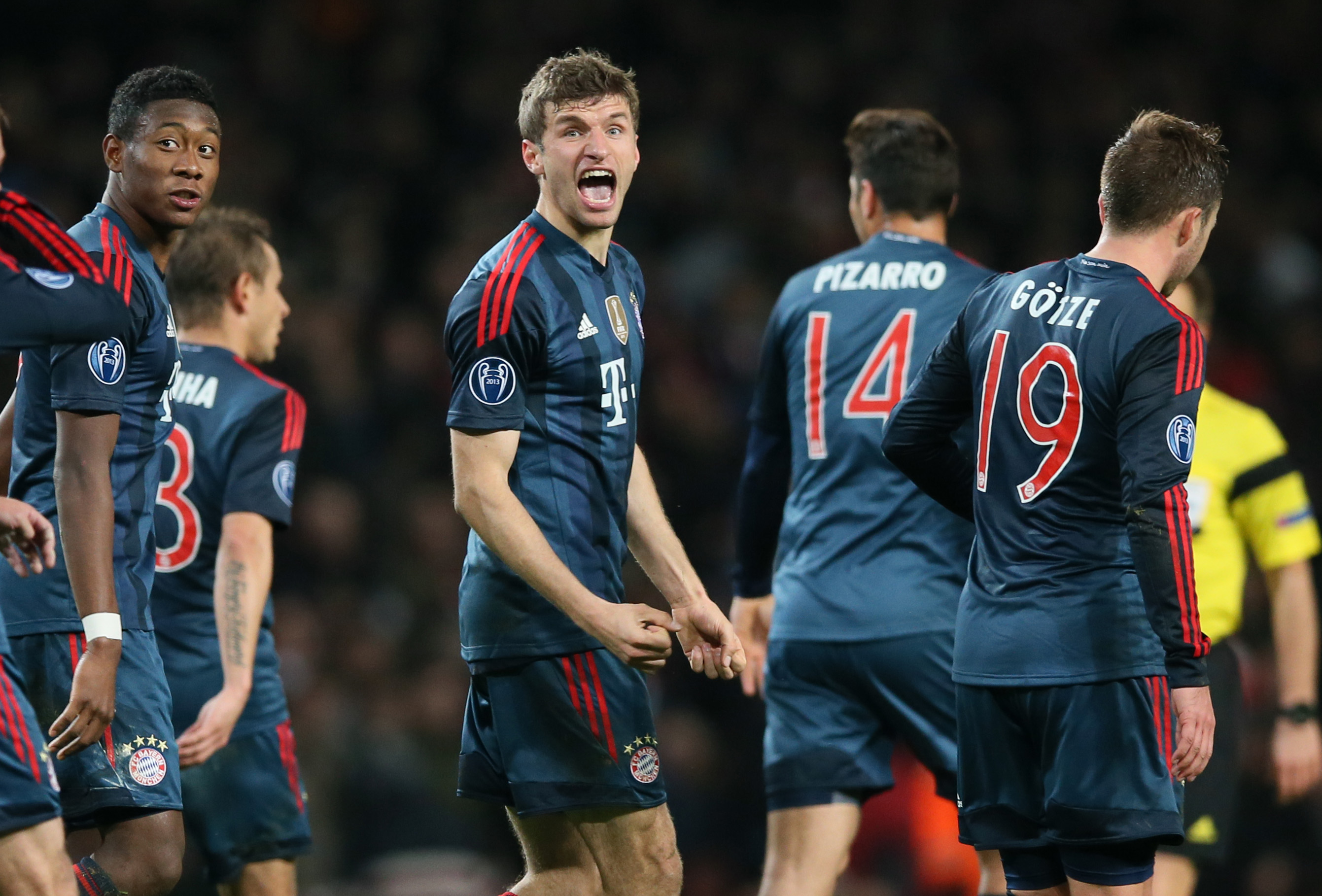 Арсенал - Байерн Мюнхен 0:2 