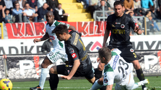 Генчлербирлии - Коняспор 2:2 