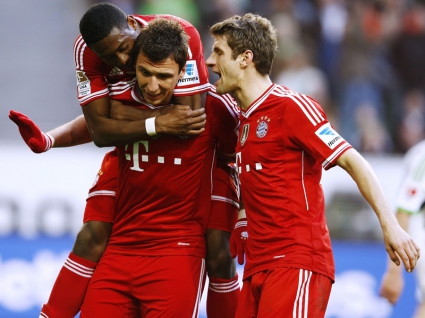 Волфсбург - Байерн Мюнхен 1:6 