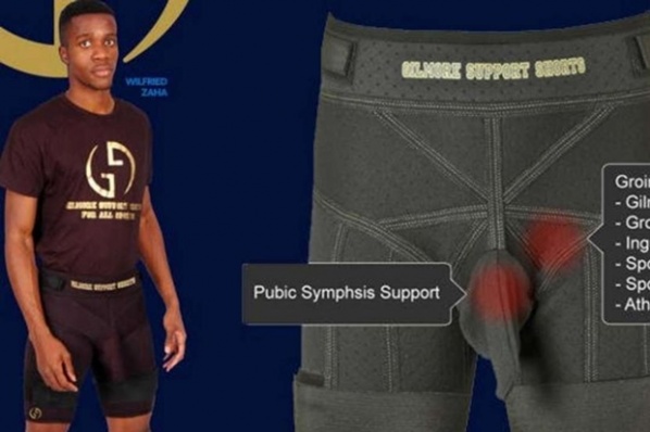 Играчът на Манчестър Юнайтед  Уилфрид Заха рекламира гащи за пенис