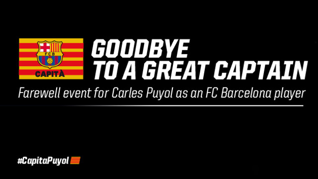 Пуйол ще се сбогува с Барса на 15 май