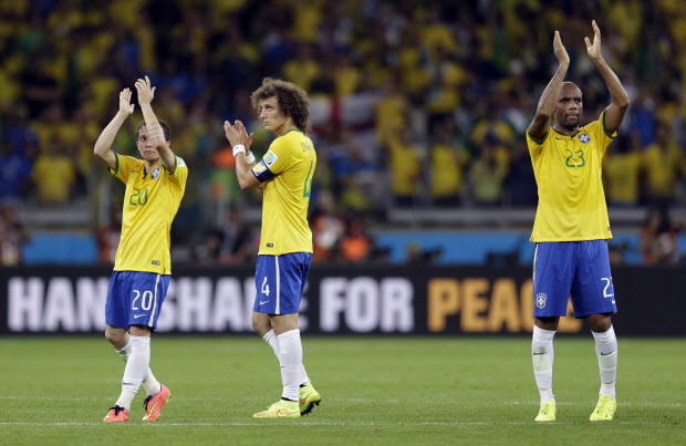 Всички играчи на Бразилия получиха оценки 0 (снимка)