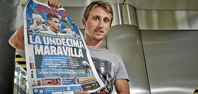 Модрич: Кроос и Родригес бяха най-добрите на Мондиал 2014