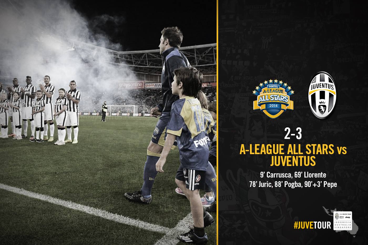A-League All Stars - Ювентус 2:3 