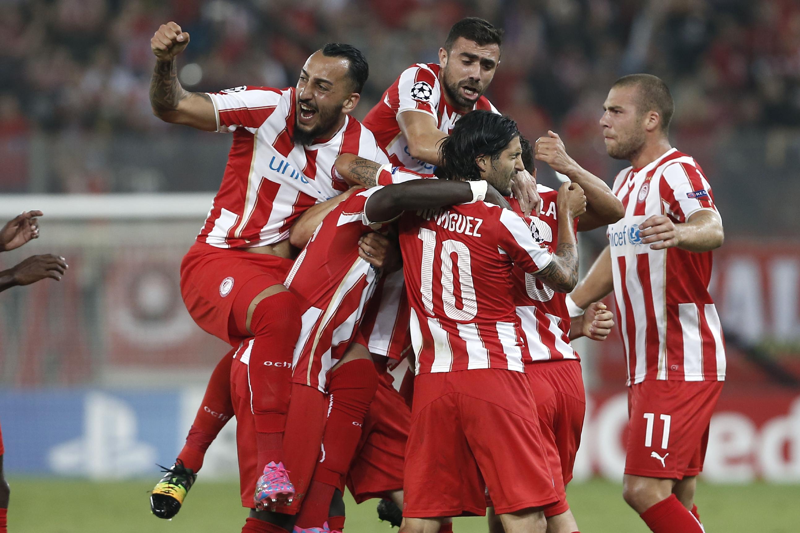 Олимпиакос - Атлетико Мадрид 3:2 