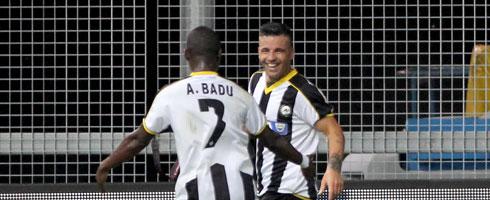 Удинезе победи Парма и се изкачи на трето място в Серия А