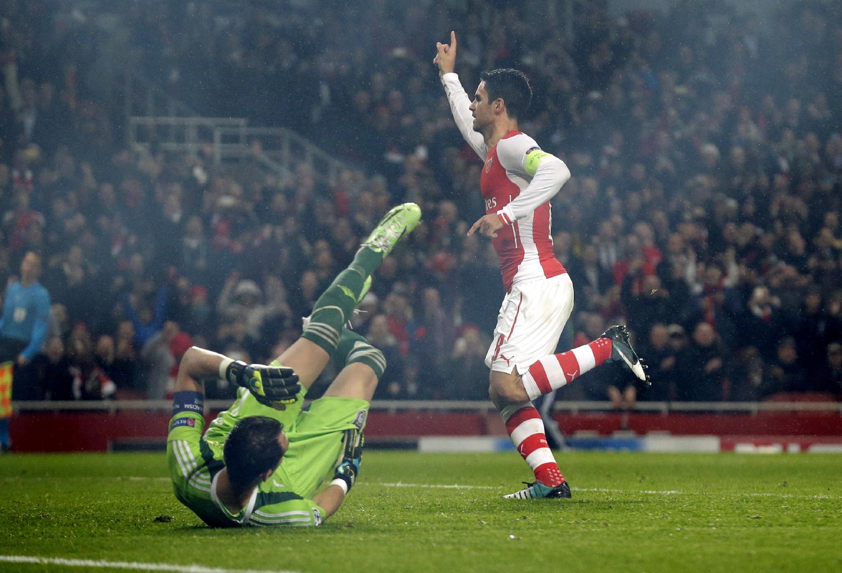 Арсенал - Андерлехт 3:3 