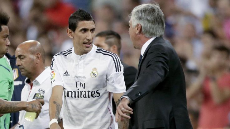 Анчелоти: Ди Мария лошо контролираше топката във важните моменти