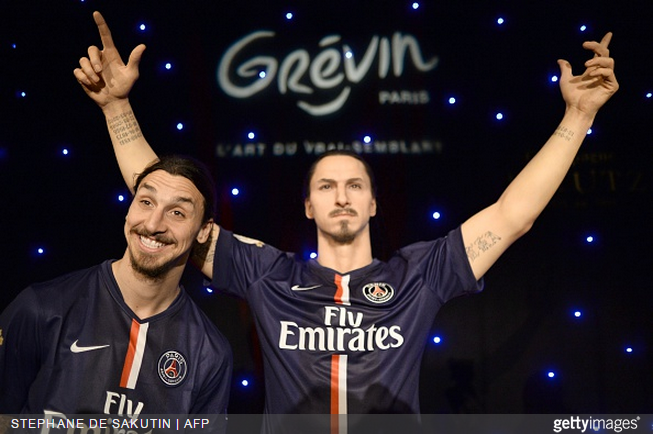 Восъчната статуя на Златан Ибрахимович официално беше представена в Париж