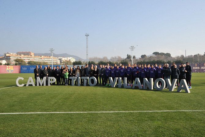 Барса кръсти едно от тренировъчните игрища на Тито Виланова