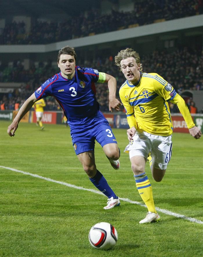 Молдова - Швеция 0:2 