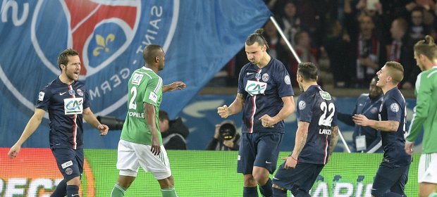 Пари Сен Жермен - Сент Етиен 4:1 