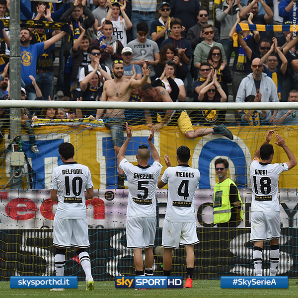 Парма изпадна от Серия А