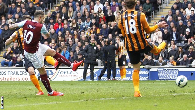 Хъл Сити - Бърнли 0:1 