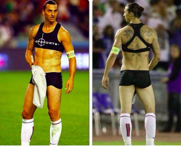 Най-странната снимка на Ибра. 