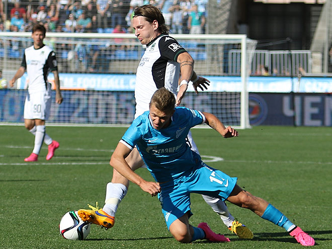 Зенит - Краснодар 0:2 