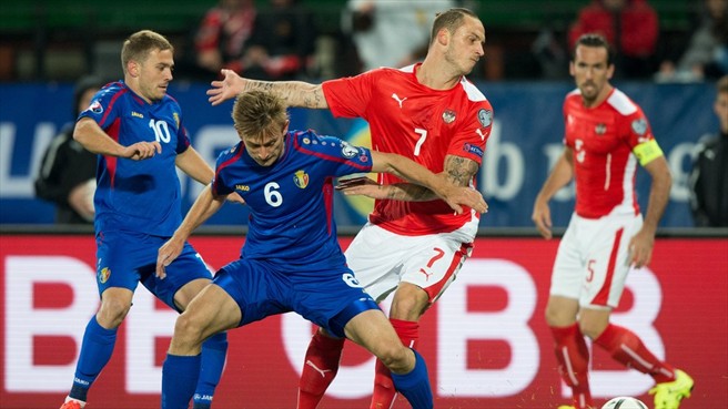 Австрия - Молдова 1:0 