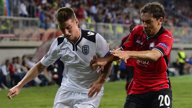 Габала - ПАОК 0:0 