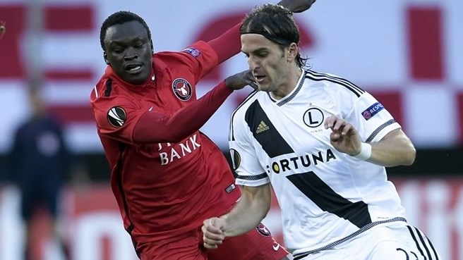 Мидтиланд - Легия Варшава 1:0 