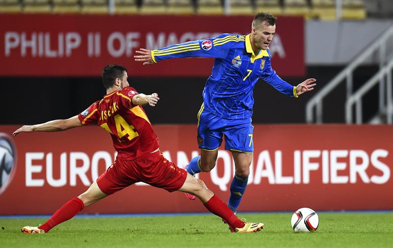 Македония - Украйна 0:2 