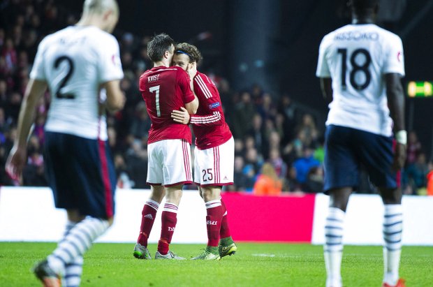 Дания - Франция 1:2 