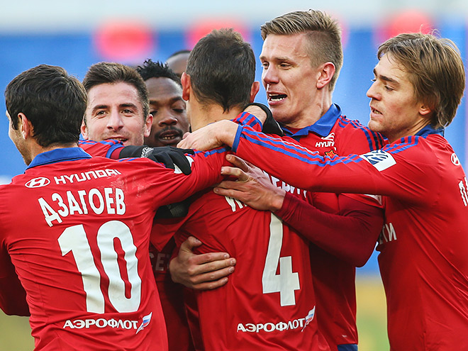 ЦСКА Москва - Уфа 2:0 