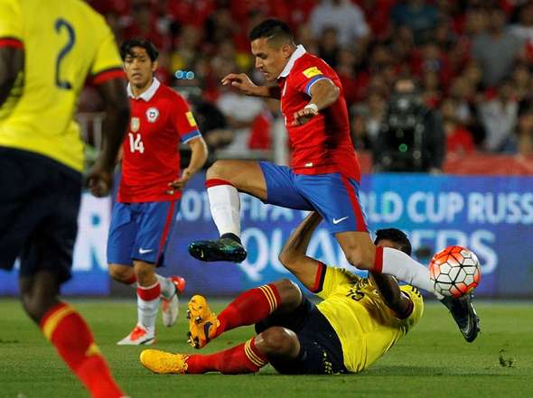 Чили - Колумбия 1:1 